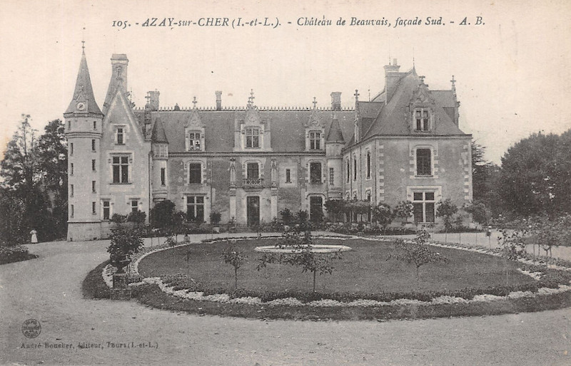 Massifs et mosaïculture, château de Beauvais